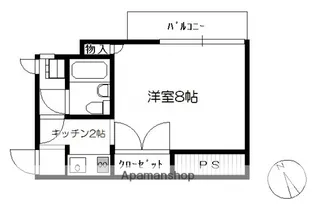 ウェッジコーポ坂田【3階】の間取り