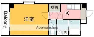 ティニーMATSUYAMA【8階】の間取り