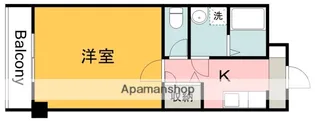ティニーMATSUYAMA【7階】の間取り