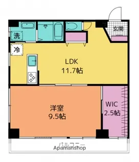 スワンハイム【303号室】の間取り