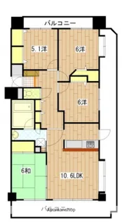 ヴェルディ井口明神公園【2階】の間取り