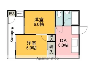 田中ビル【2階】の間取り