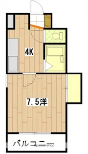 ルミノーソ三篠【507号室】の間取り