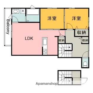 CASA12【203号室】の間取り