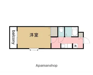 エクレールOHKURA【205号室】の間取り