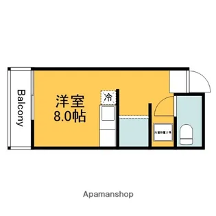 ダリアビル【104号室】の間取り