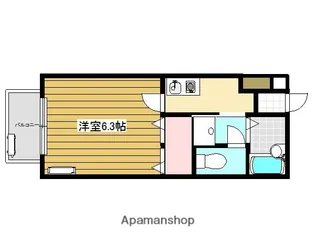 フォブール村上【202号室】の間取り