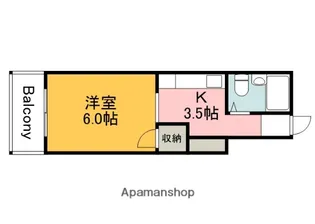 LUCIR十日市【5階】の間取り