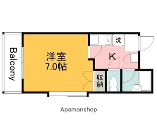 サントーマス大芝【3階】の間取り