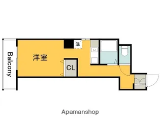 アクアコート廿日市【401号室】の間取り