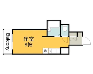 アクアコート廿日市【305号室】の間取り