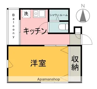 WINDY1990【205号室】の間取り