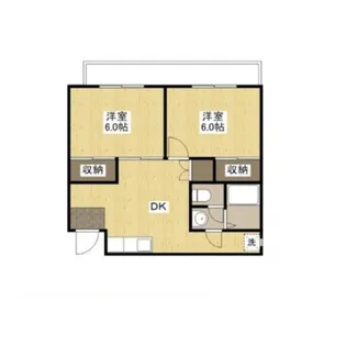 DIKビル(旧第一工務店ビル)【3階】の間取り