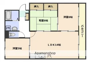 マンション美咲【3階】の間取り