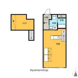 ロフティ五日市【1階】の間取り