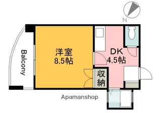 DOLCE VITA【3階】の間取り