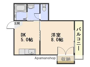 メゾン向陽【2階】の間取り