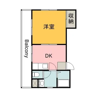 ハイムフェリス【4階】の間取り