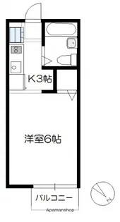 サンライフ三宅【203号室】の間取り