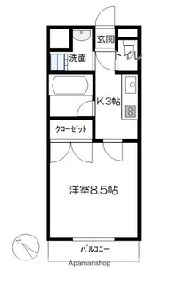 第3間下ビル【2階】の間取り
