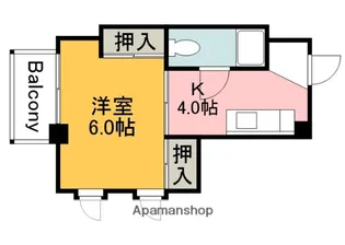 玉井ビル【3階】の間取り