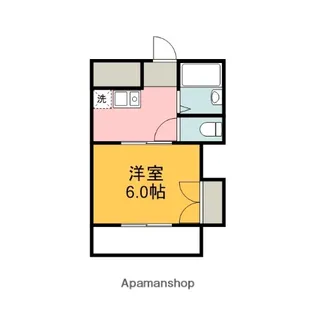 シングルピア五日市【7階】の間取り