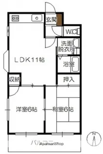 インテグラル海老園【2階】の間取り