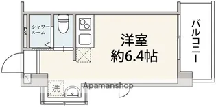 KENSEI9 旧第5山肩ビル【4階】の間取り