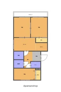 メゾン河野【3階】の間取り