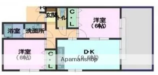 フォレスターリジェール【1階】の間取り