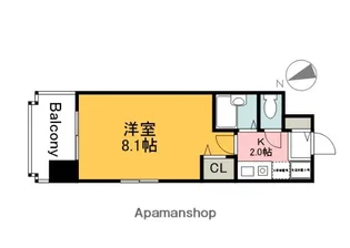 双葉ヒルズ堺町【2階】の間取り