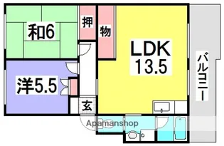 広島県広島市西区井口台1丁目【マンション】の間取り