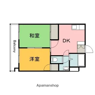 第7山本ビル【5階】の間取り