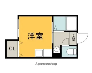 横川章栄ビル【502号室】の間取り