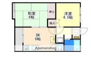 プレジデント峰高【201号室】の間取り