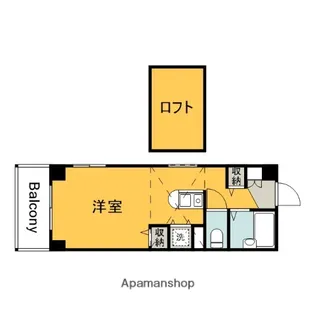第2ファニー幸【3階】の間取り