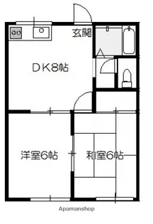 メゾンK【2階】の間取り