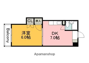 第三若宮ビル【303号室】の間取り