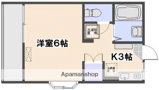 イースト殿山【1階】の間取り