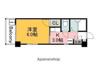 ロイヤルシティ隅の浜【3階】の間取り
