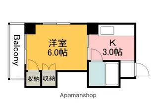 ピュアシティ【5階】の間取り