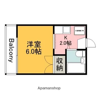 ウイング五日市【402号室】の間取り