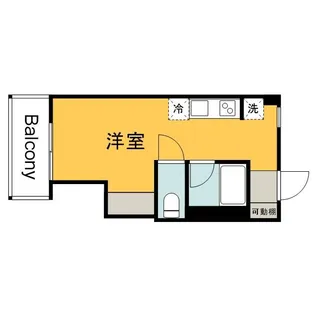 第1コーポ古屋【308号室】の間取り