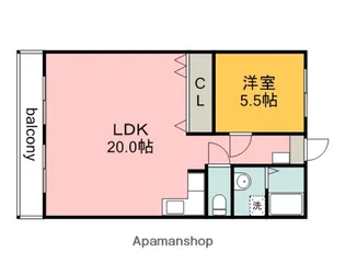 森田ビル【4階】の間取り