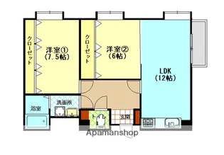ワイズカンパニービル【2階】の間取り
