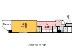 Sunsquare堺町【6階】の間取り
