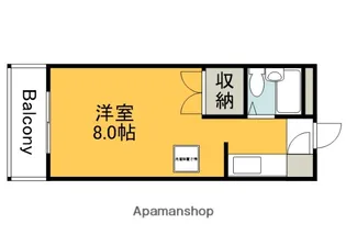 パインハウスⅡ【4階】の間取り