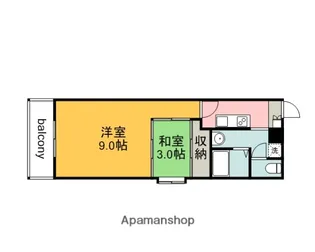 クレベール相原【2階】の間取り