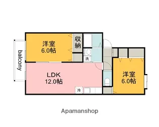 セードルハウス【1階】の間取り