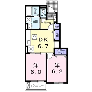 グラン・シャリオⅠ【1階】の間取り